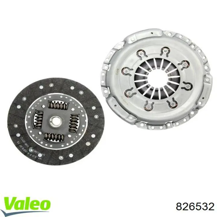 Купити 826532 VALEO Комплект зчеплення (диск, корзина, підшипник)