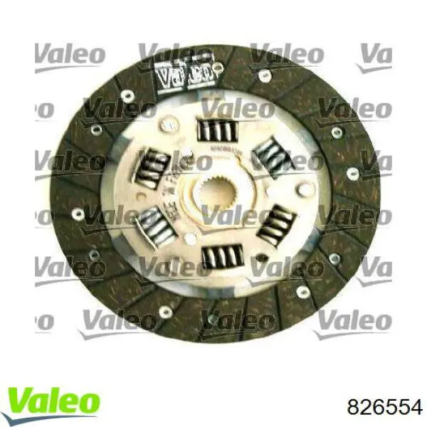 Комплект зчеплення (3 частини) VALEO 826554 ціна, від 111.11 USD