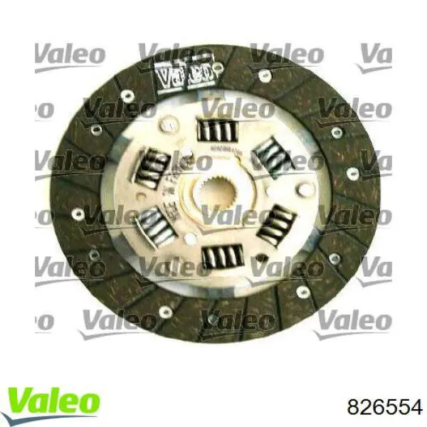 Купити 826554 VALEO Комплект зчеплення (диск, корзина, підшипник)