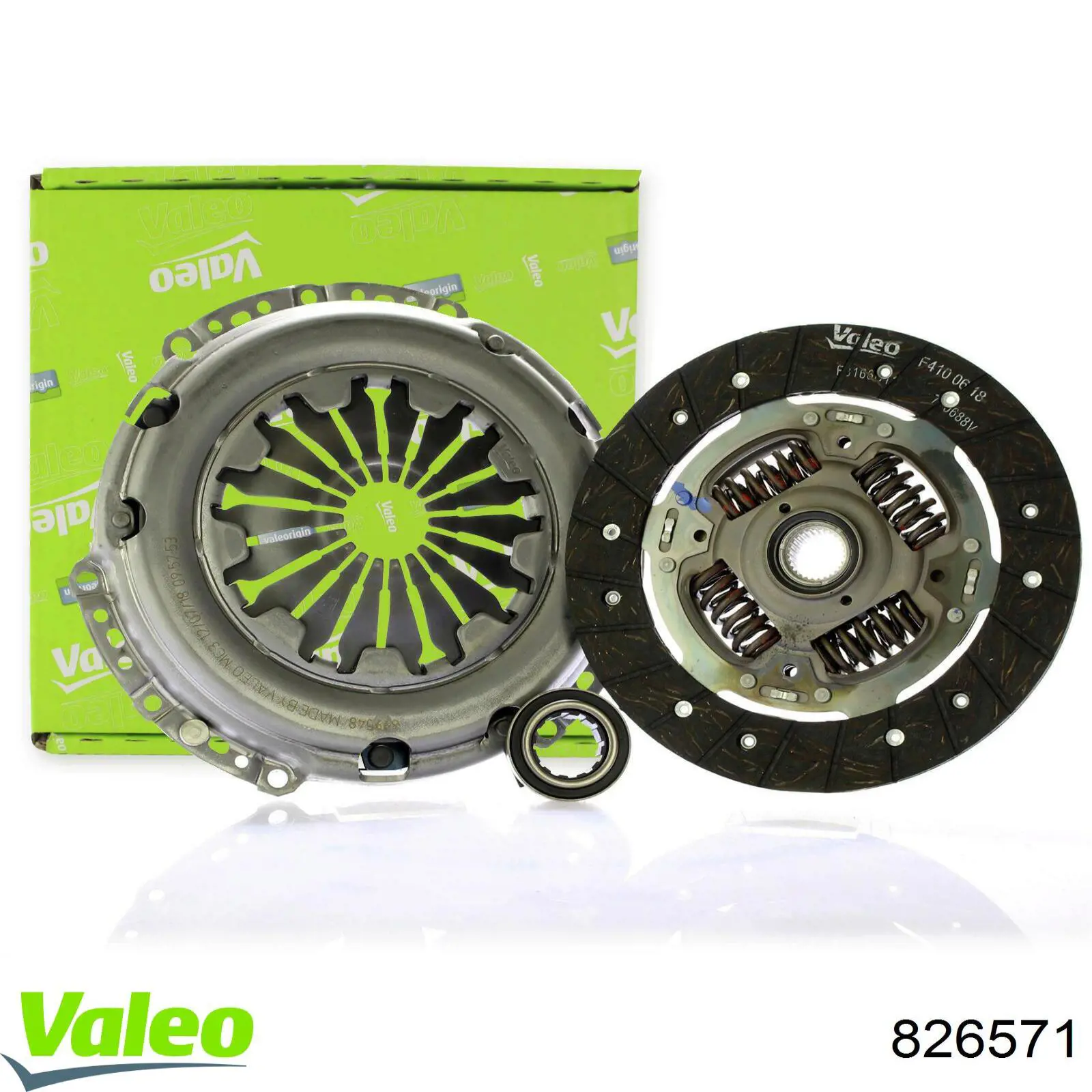 Купити 826571 VALEO Комплект зчеплення (диск, корзина, підшипник)