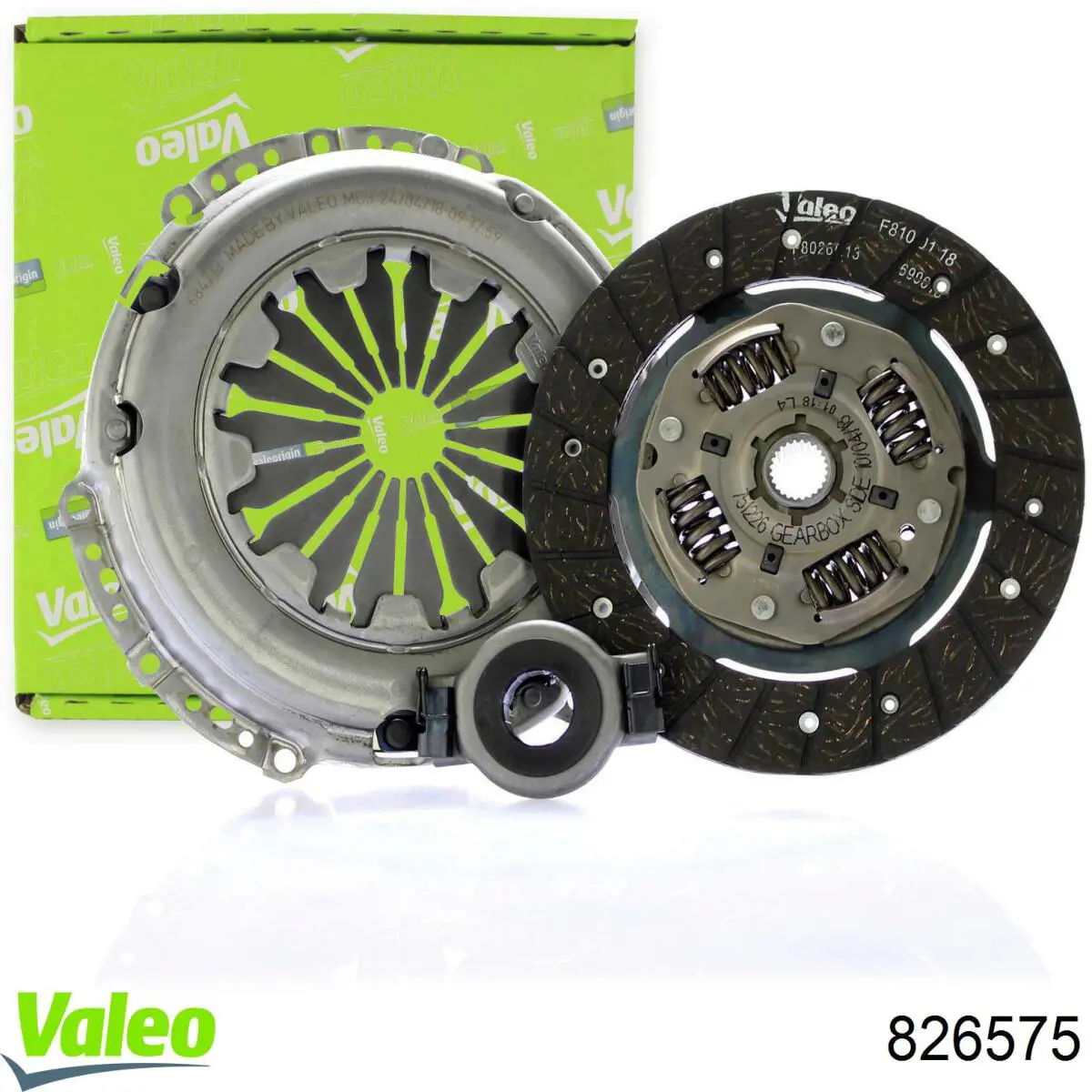 Купити 826575 VALEO Комплект зчеплення (диск, корзина, підшипник)