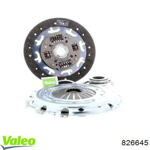 Комплект зчеплення (3 частини) VALEO 826645 ціна, від 227.87 USD
