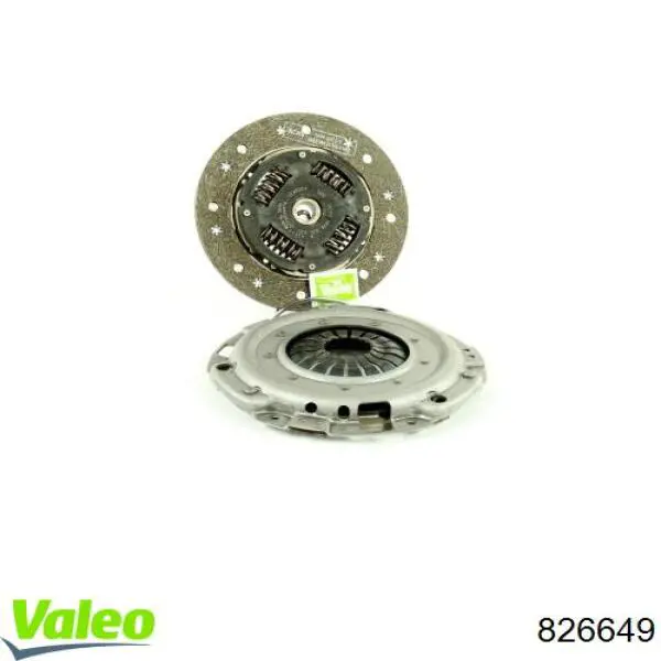 Комплект зчеплення (3 частини) VALEO 826649 ціна, від 200.40 USD