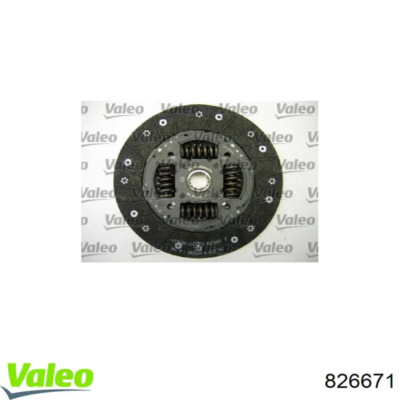 Комплект зчеплення (3 частини) VALEO 826671 ціна, від 221.70 USD