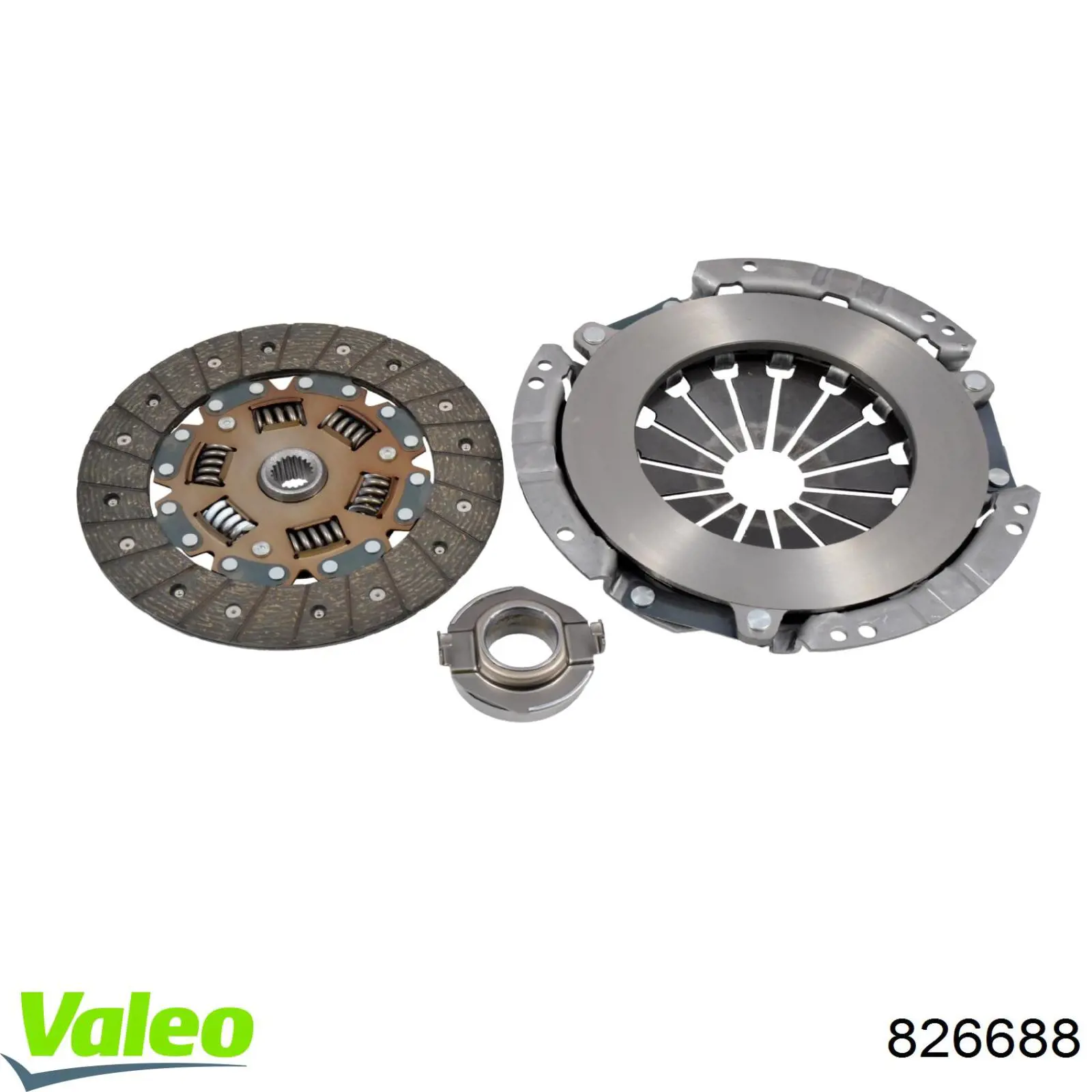 Комплект зчеплення (3 частини) VALEO 826688 ціна, від 187.27 USD