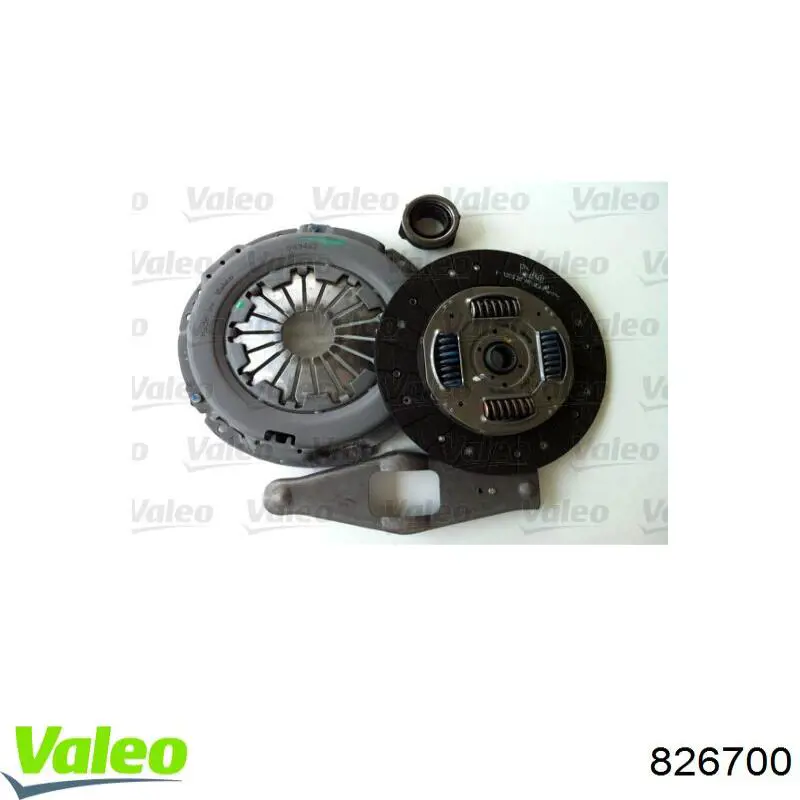Купити 826700 VALEO Комплект зчеплення (диск, корзина, підшипник)