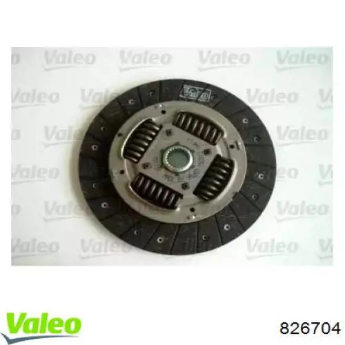Купити 826704 VALEO Комплект зчеплення (диск, корзина, підшипник)