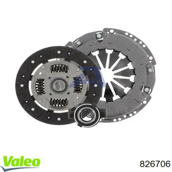 Купити 826706 VALEO Комплект зчеплення (диск, корзина, підшипник)