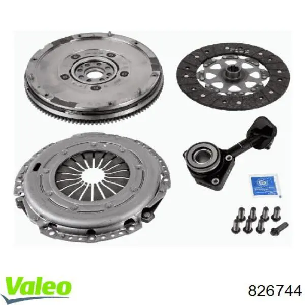 Купити 826744 VALEO Комплект зчеплення (диск, корзина, підшипник)
