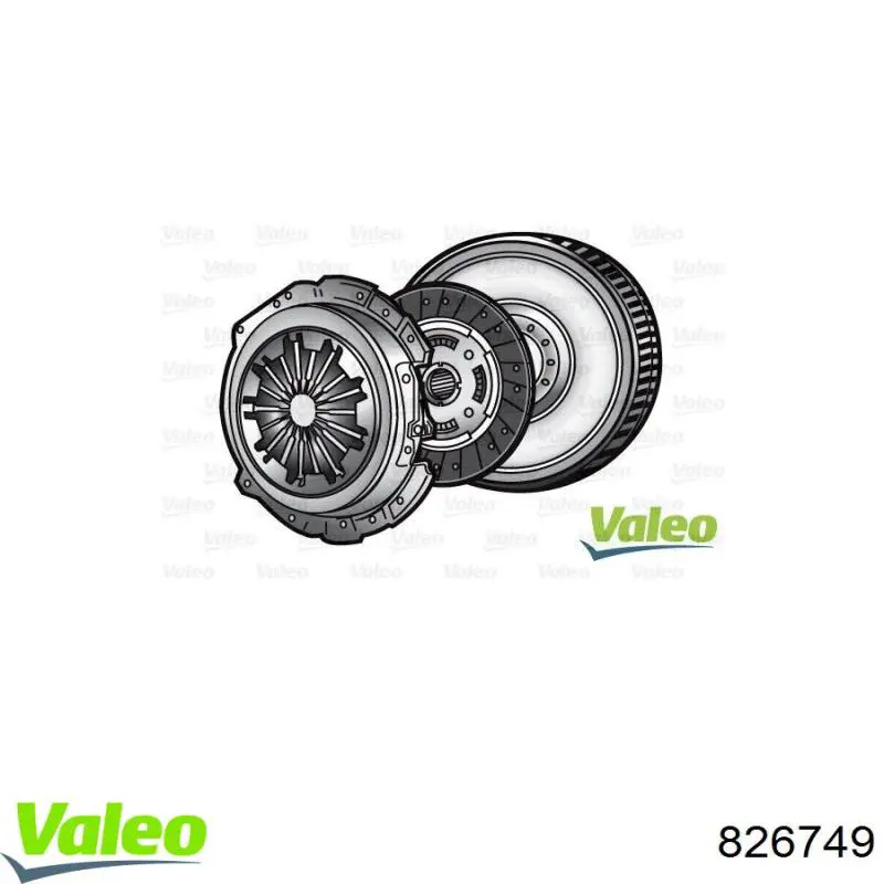 Комплект зчеплення (3 частини) VALEO 826749 ціна, від 143.05 USD