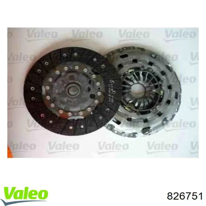 Комплект зчеплення (3 частини) VALEO 826751 ціна, від 210.89 USD