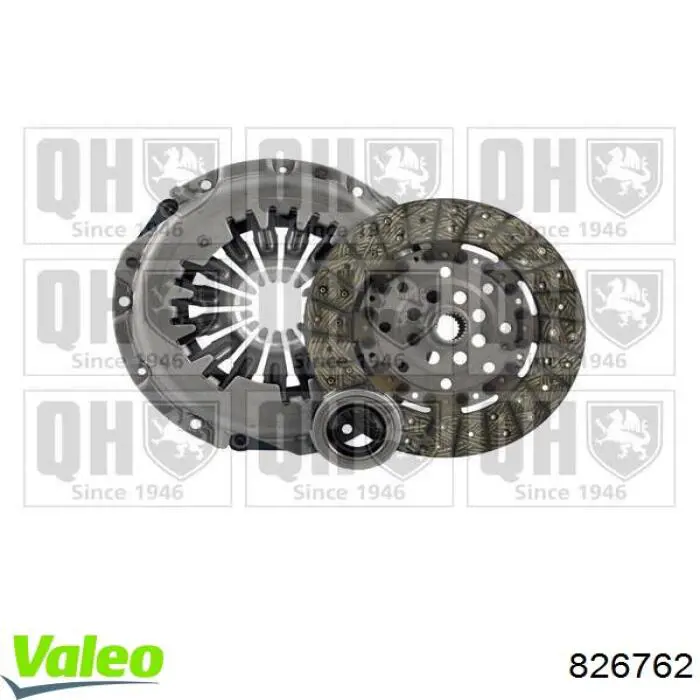 Комплект зчеплення (3 частини) VALEO 826762 ціна, від 254.28 USD