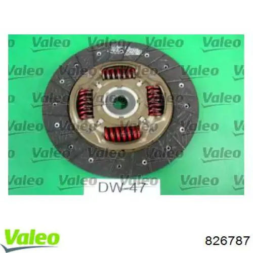 Купити 826787 VALEO Комплект зчеплення (диск, корзина, підшипник)