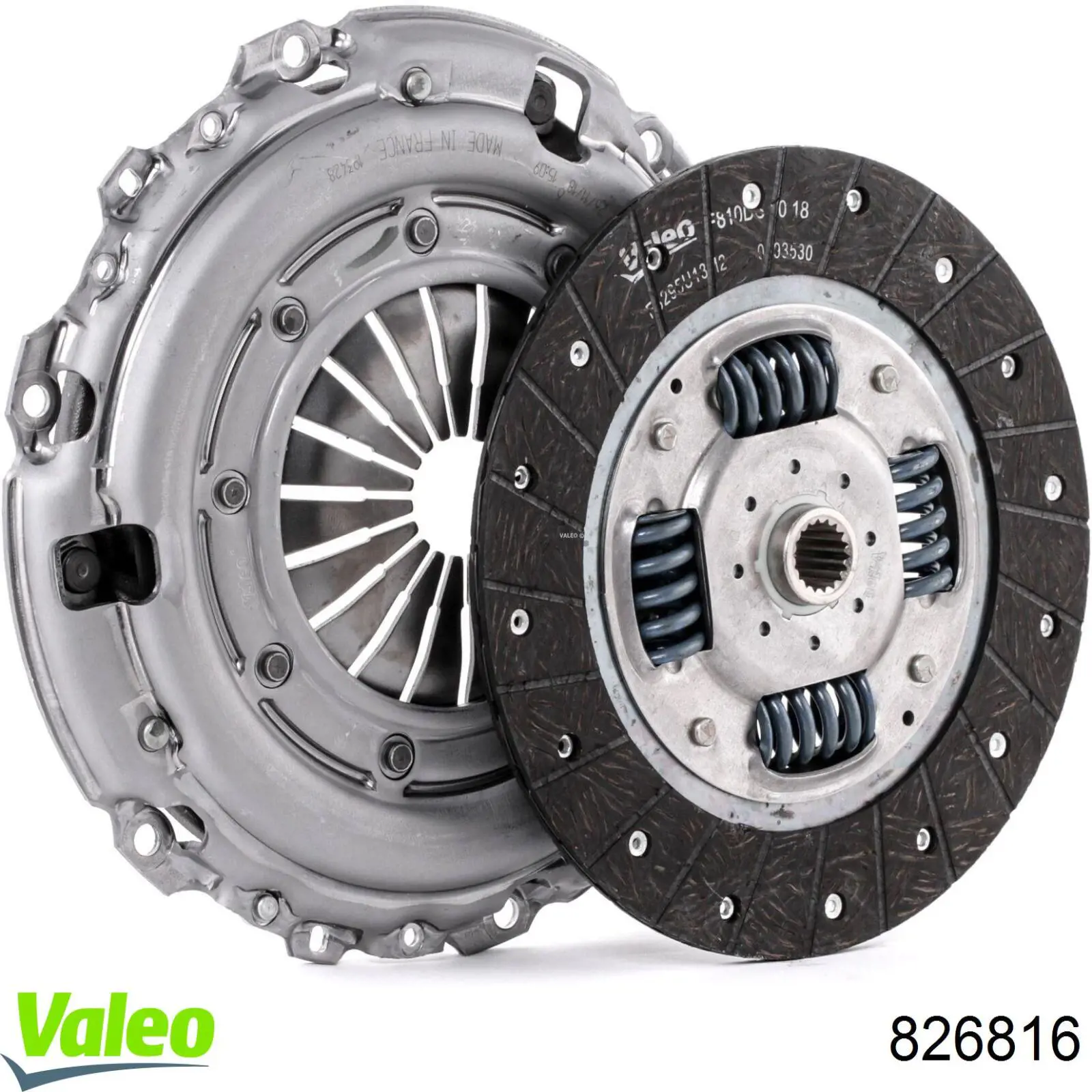 Купити 826816 VALEO Комплект зчеплення (диск, корзина, підшипник)