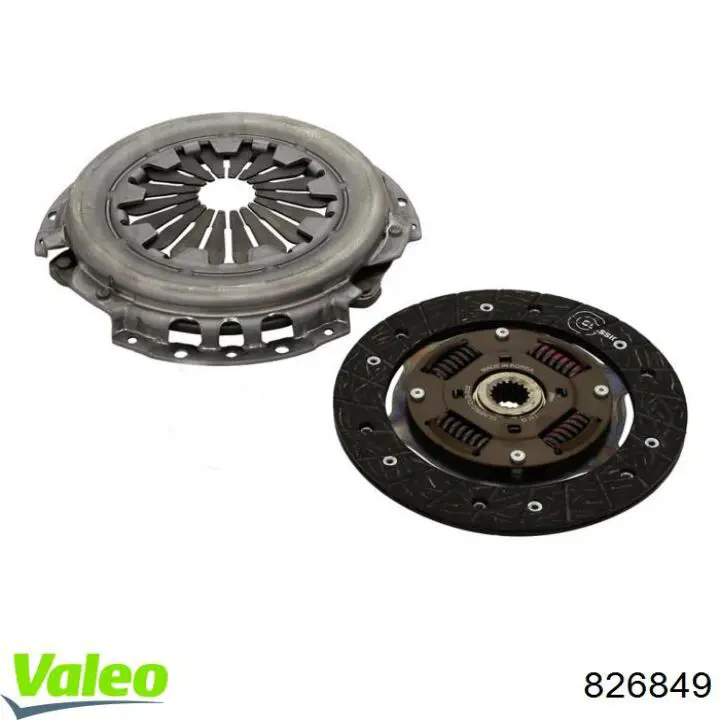 Комплект зчеплення (3 частини) VALEO 826849 ціна, від 161.58 USD