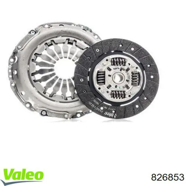 Комплект зчеплення (3 частини) VALEO 826853 ціна, від 92.48 USD
