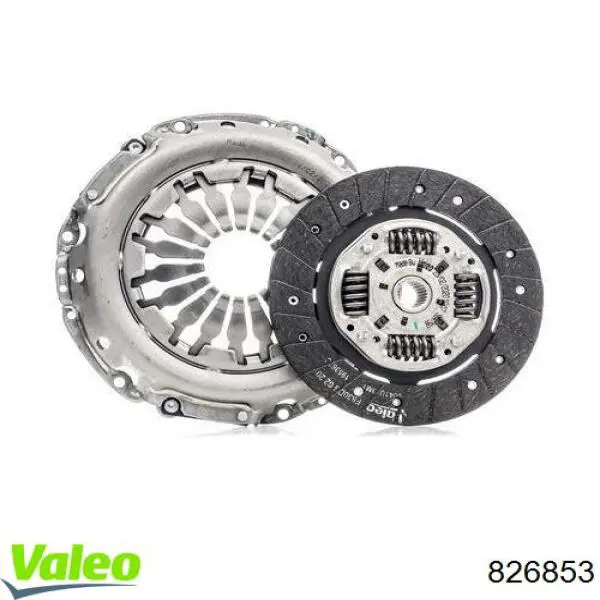 Купити 826853 VALEO Комплект зчеплення (диск, корзина, підшипник)