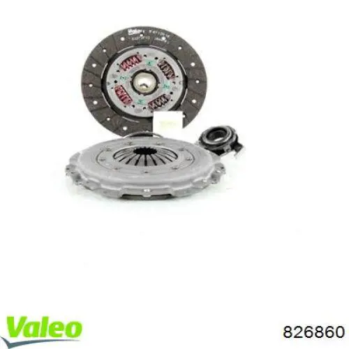 Комплект зчеплення (3 частини) VALEO 826860 ціна, від 128.60 USD