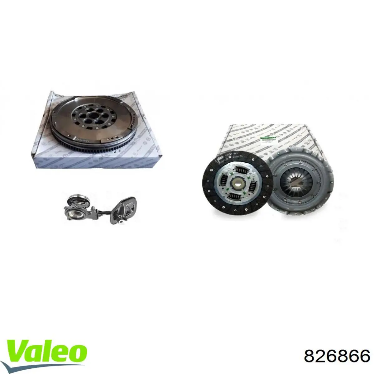Комплект зчеплення (3 частини) VALEO 826866 ціна, від 243.44 USD