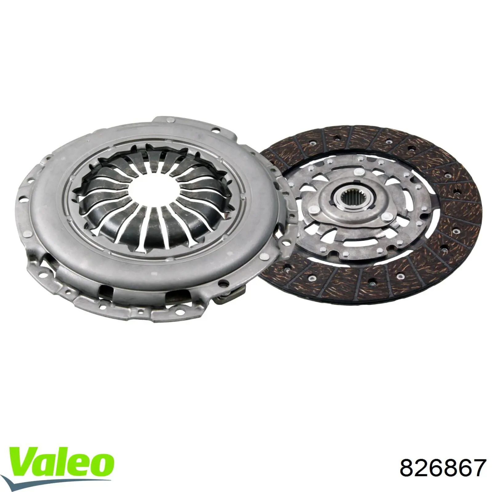 Комплект зчеплення (3 частини) VALEO 826867 ціна, від 225.80 USD
