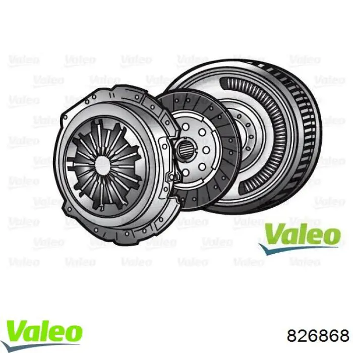 Купити 826868 VALEO Комплект зчеплення (диск, корзина, підшипник)