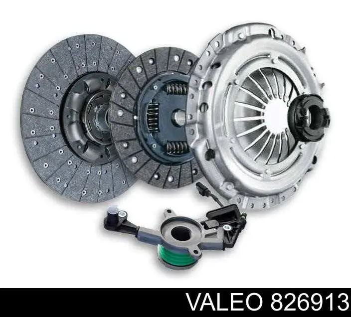 Комплект зчеплення (3 частини) VALEO 826913 ціна, від 181.20 USD