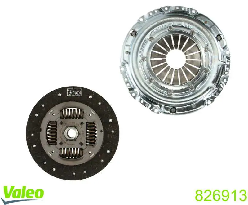 Купити 826913 VALEO Комплект зчеплення (диск, корзина, підшипник)