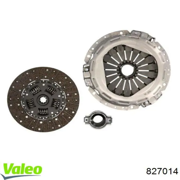 Купити 827014 VALEO Комплект зчеплення (диск, корзина, підшипник)