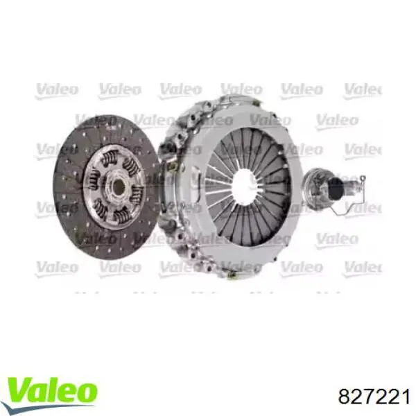 Купити 827221 VALEO Комплект зчеплення (диск, корзина, підшипник)