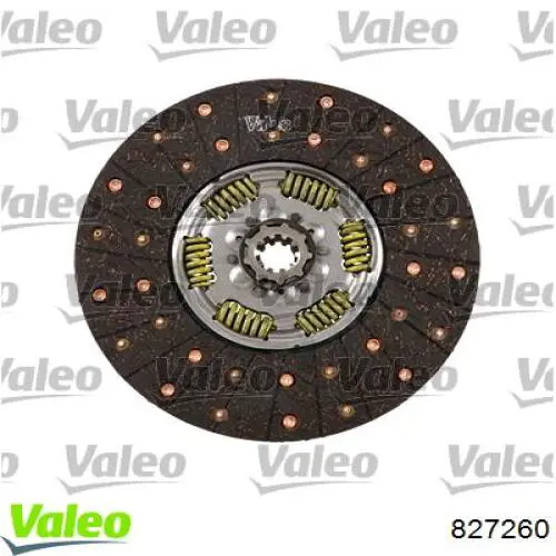 Купити 827260 VALEO Комплект зчеплення (диск, корзина, підшипник)