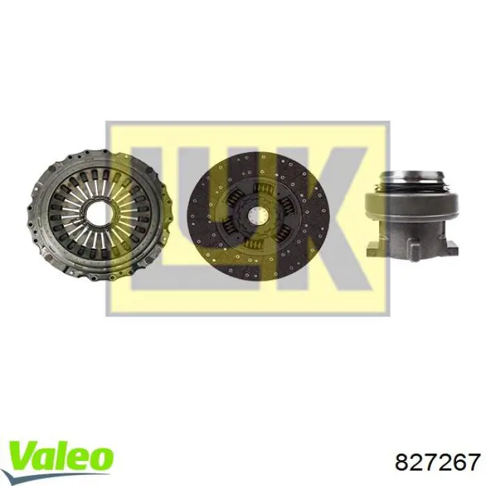 Комплект зчеплення (3 частини) VALEO 827501 ціна, від 858.05 USD