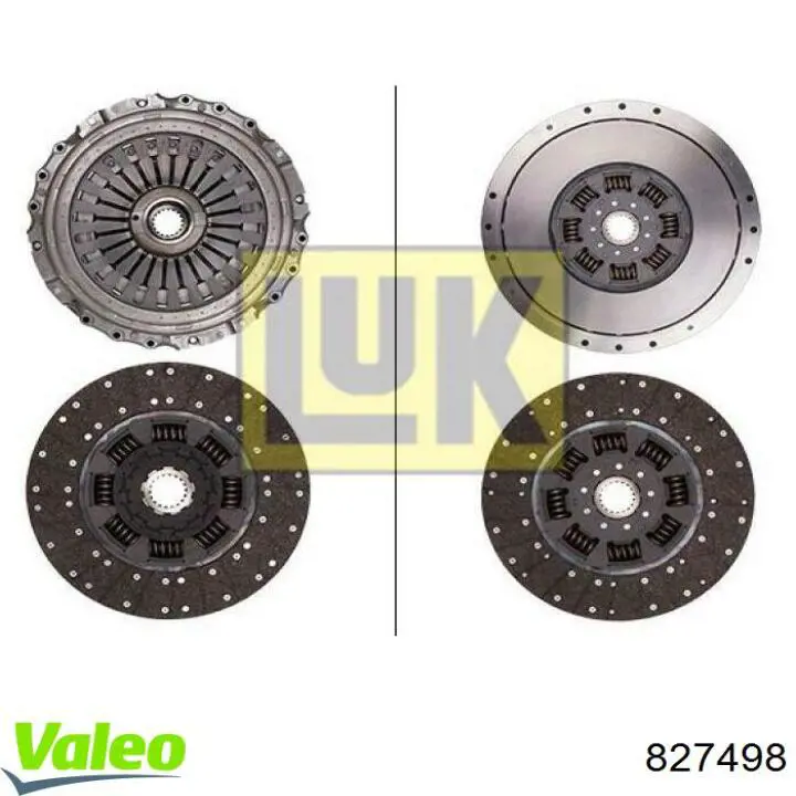 827498 VALEO Зчеплення в зборі