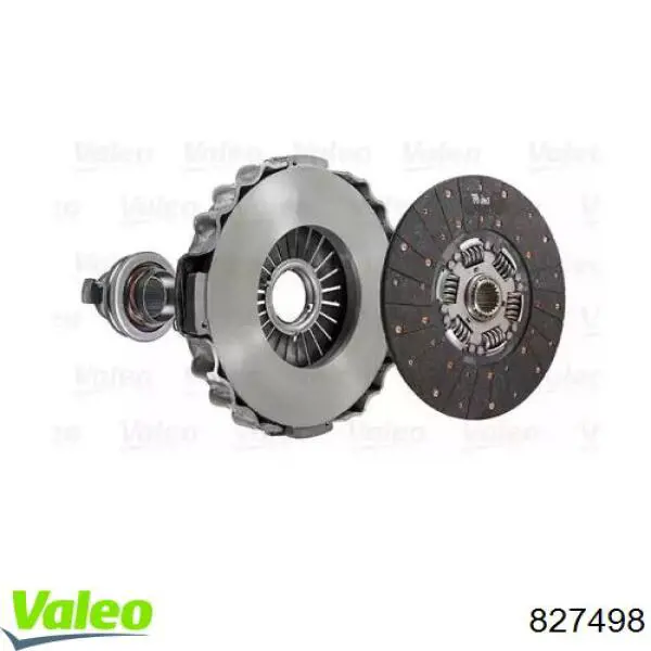 Комплект зчеплення (3 частини) VALEO 827498 ціна, від 817.30 USD