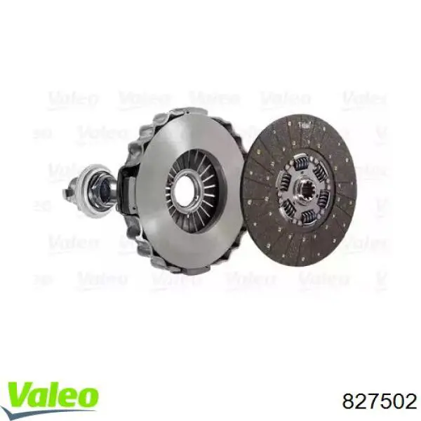 Купити 827502 VALEO Комплект зчеплення (диск, корзина, підшипник)