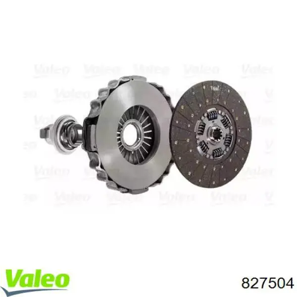 Купити 827504 VALEO Комплект зчеплення (диск, корзина, підшипник)