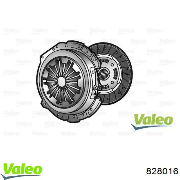 Комплект зчеплення (3 частини) VALEO 828016 ціна, від 118.99 USD