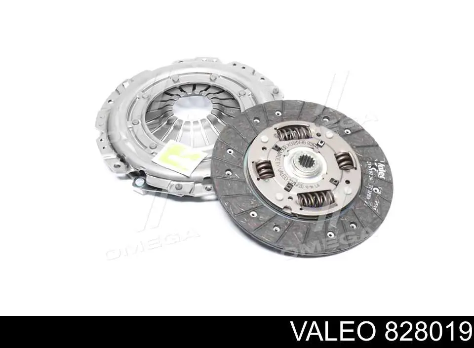 Купити 828019 VALEO Комплект зчеплення (диск, корзина, підшипник)