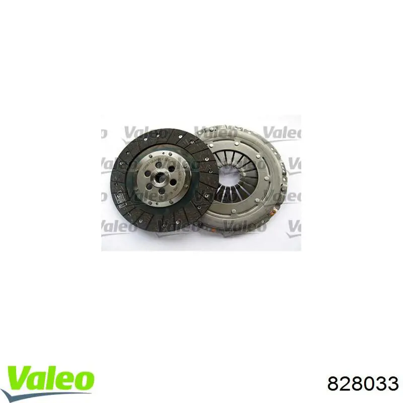 Купити 828033 VALEO Комплект зчеплення (диск, корзина, підшипник)