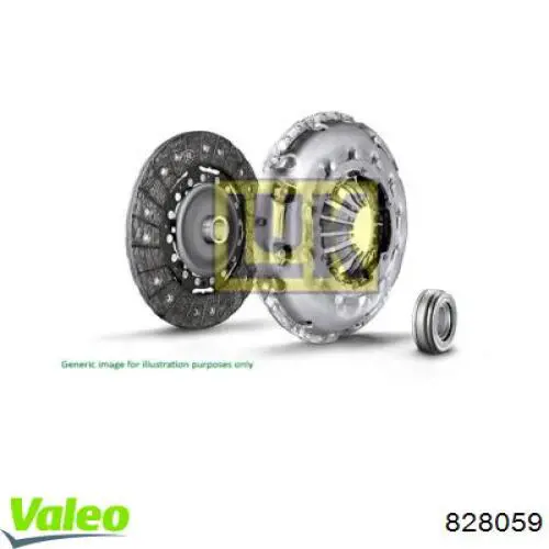 Комплект зчеплення (3 частини) VALEO 828059 ціна, від  USD