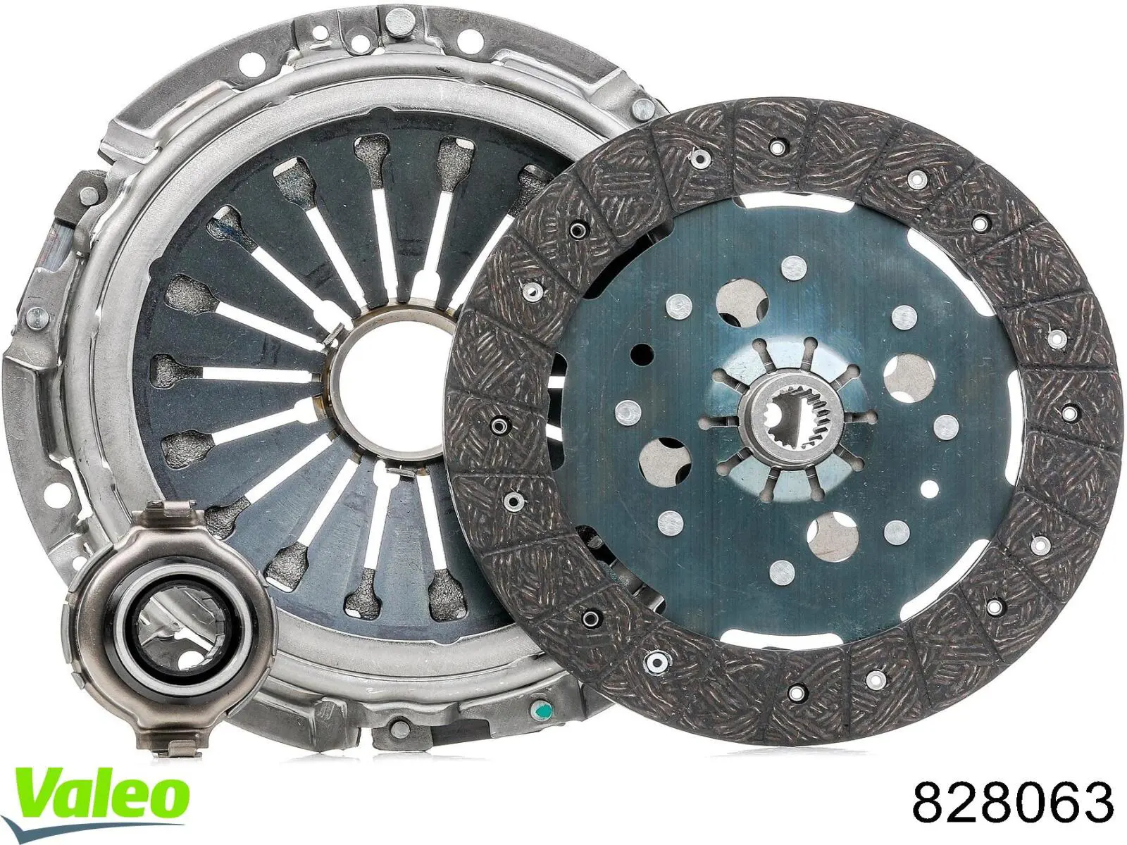 Купити 828063 VALEO Комплект зчеплення (диск, корзина, підшипник)