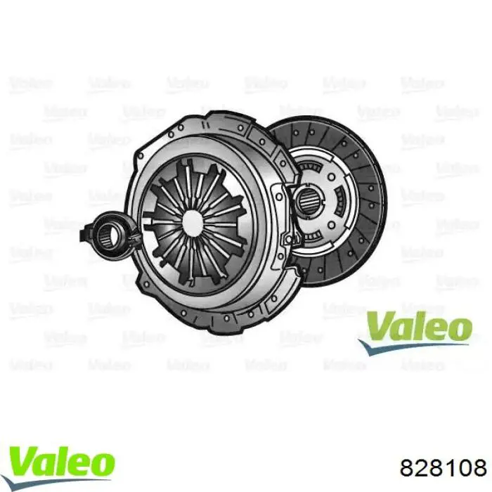 Купити 828108 VALEO Комплект зчеплення (диск, корзина, підшипник)