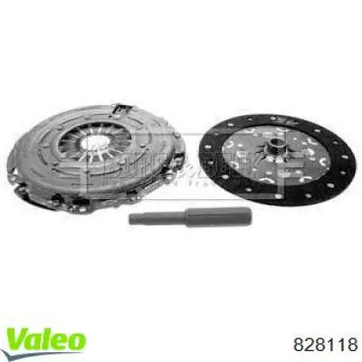 Купити 828118 VALEO Комплект зчеплення (диск, корзина, підшипник)