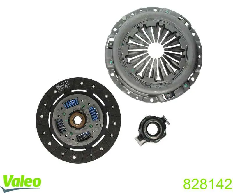 Купити 828142 VALEO Комплект зчеплення (диск, корзина, підшипник)