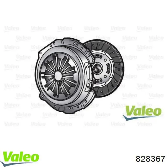 828367 VALEO Зчеплення в зборі