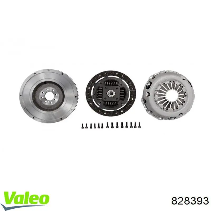 Комплект зчеплення (3 частини) VALEO 828393 ціна, від 123.11 USD