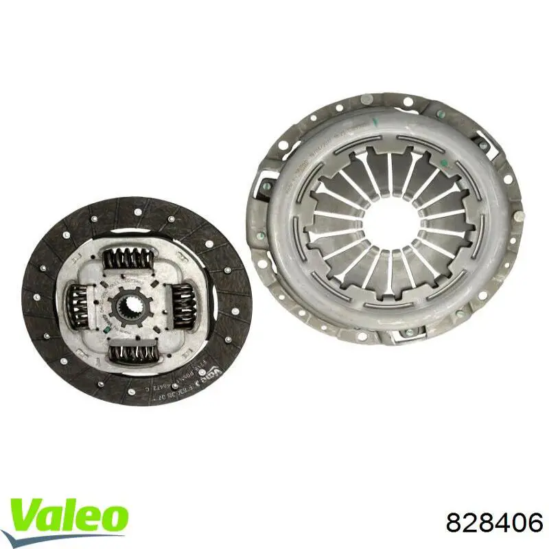 Комплект зчеплення (3 частини) VALEO 828406 ціна, від 153.75 USD
