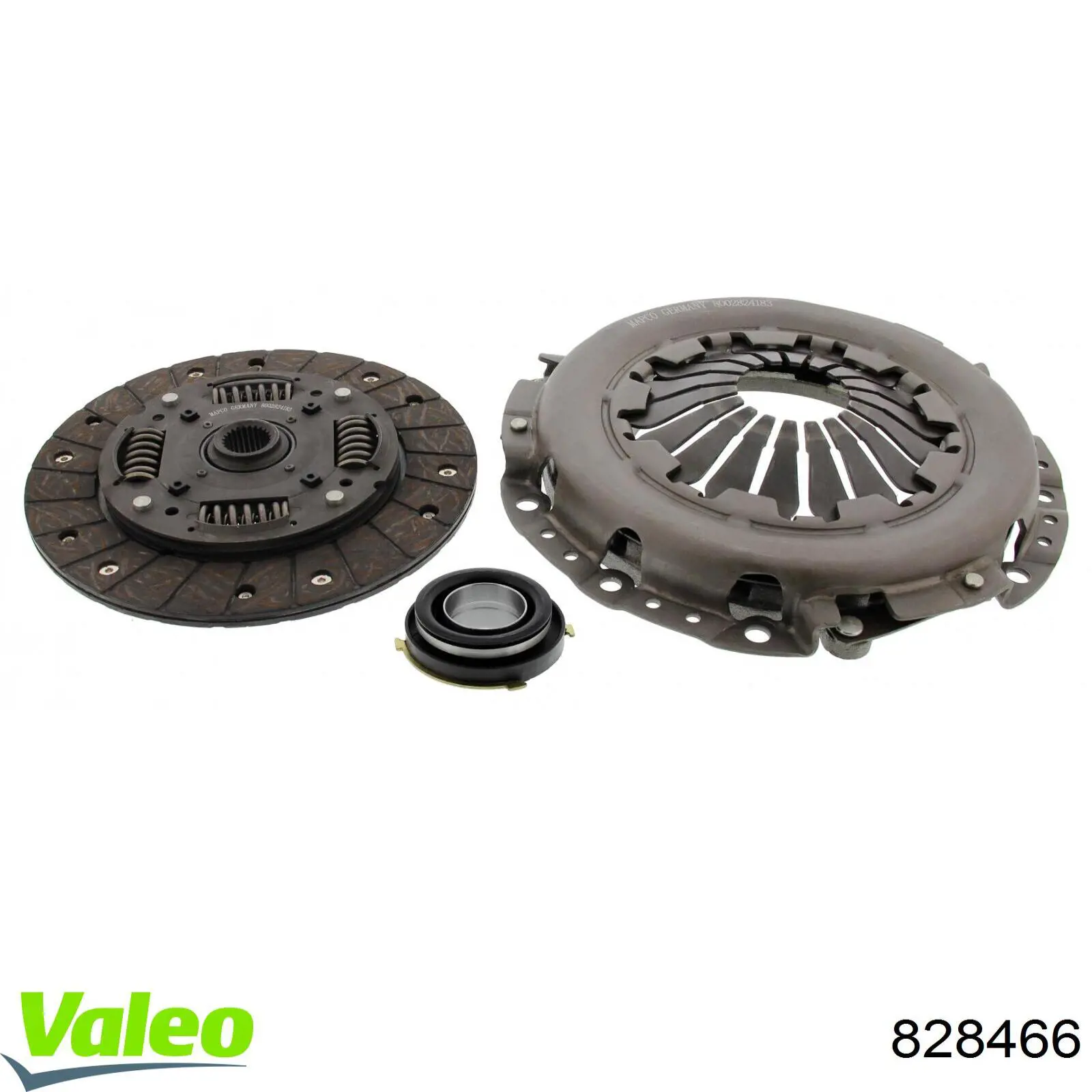 Купити 828466 VALEO Комплект зчеплення (диск, корзина, підшипник)