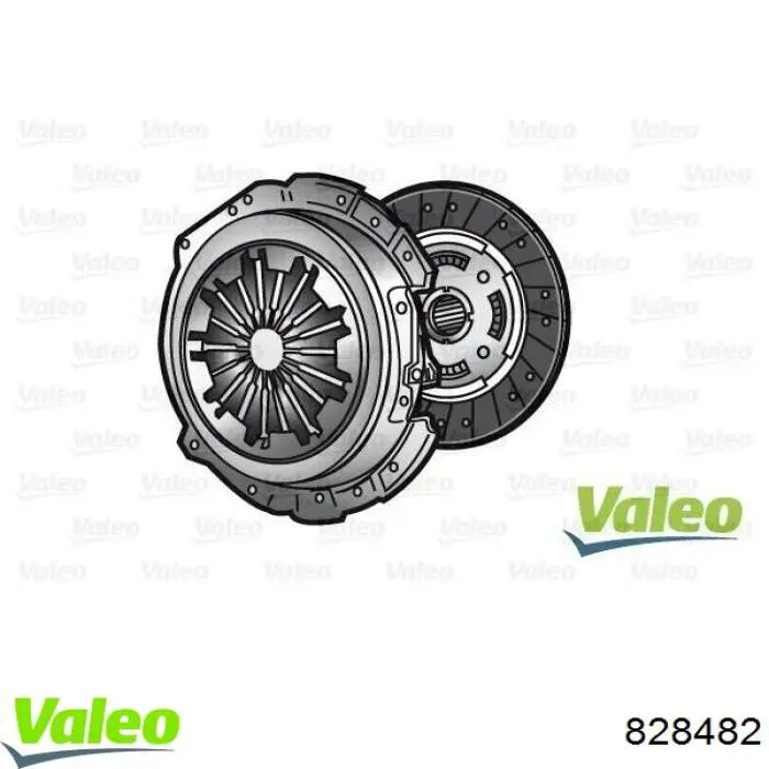 Комплект зчеплення (3 частини) VALEO 828482 ціна, від 56.74 USD