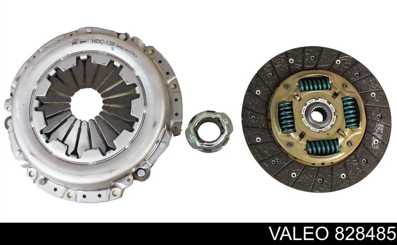 Купити 828485 VALEO Комплект зчеплення (диск, корзина, підшипник)