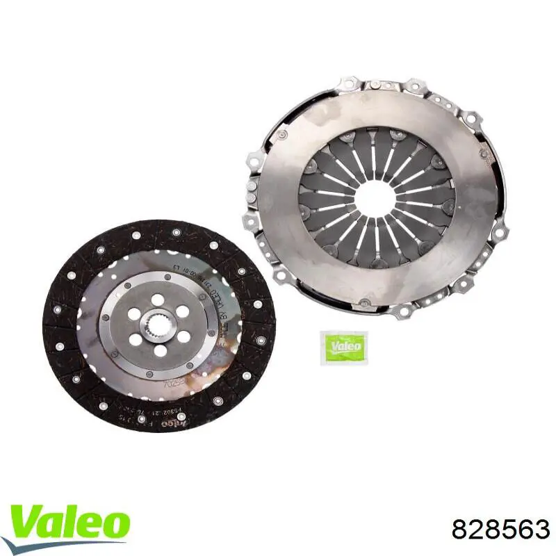 Купити 828563 VALEO Комплект зчеплення (диск, корзина, підшипник)